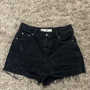 TOPSHOP MOTO MOM denim shorts